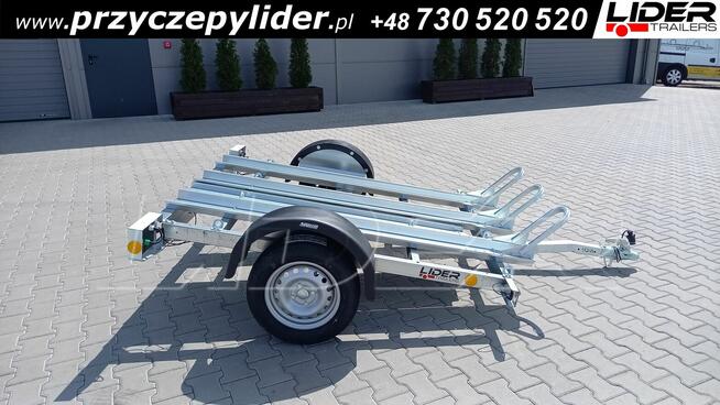 NP-075 przyczepa 225x148xcm N7-221 PM3 MOTO do 3 motocykli