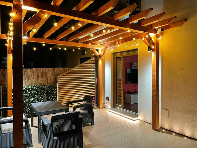 Drewniane domki, place zabaw, donice, płoty, pergole