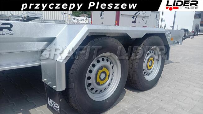 LT-165 przyczepa 350x180x20cm, do przewozu minikoparki