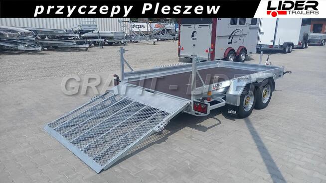 LT-165 przyczepa 350x180x20cm, do przewozu minikoparki