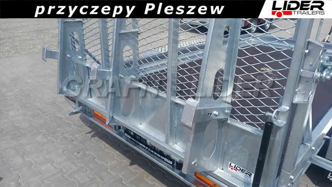 LT-165 przyczepa 350x180x20cm, do przewozu minikoparki