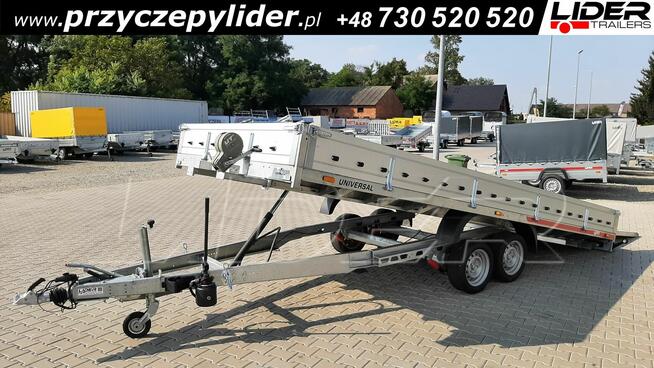 TM-386 przyczepa 511x215x30cm, Universal 5121/2 uchylna