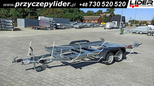 TM-360 przyczepa 400x180cm, Car Flat 4018/2 laweta do aut