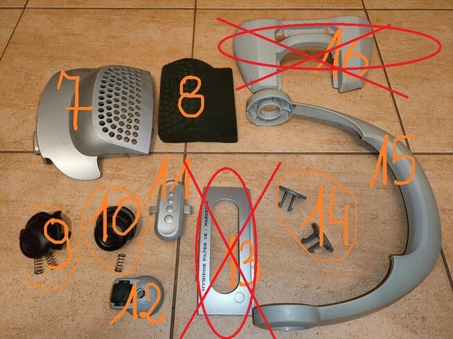 Electrolux Classic Silence ZCS2240VEL- odkurzacz na CZĘŚCI!