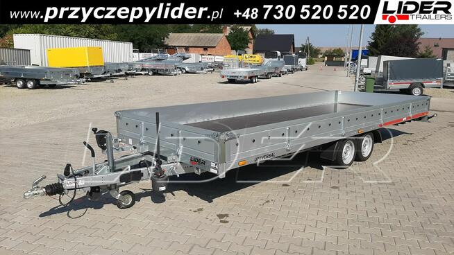 TM-385 przyczepa 593x215x30cm, Universal 6021/2 uchylna