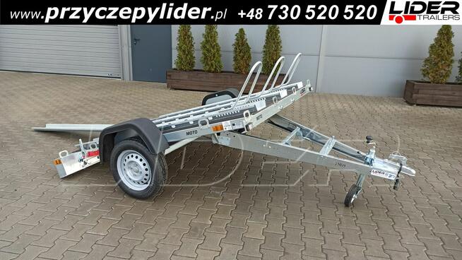 TM-364 przyczepa 200x155cm, MOTO 3 do przewozu 3 motocykli