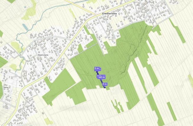 SPRZEDAM DZIAŁKI LEŚNE W GIEDLAROWEJ