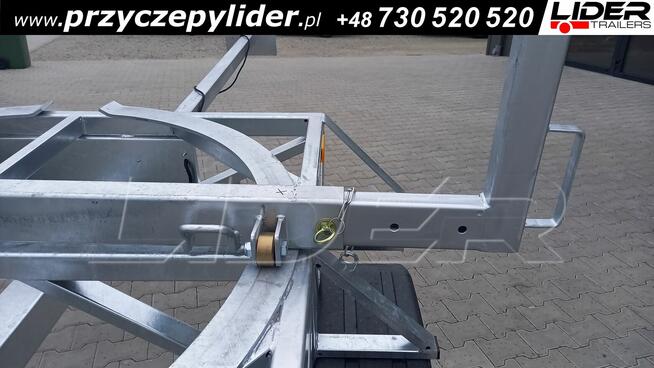 LT-180 przyczepa kłonicowa, dłużyca do przewozu rur drutu