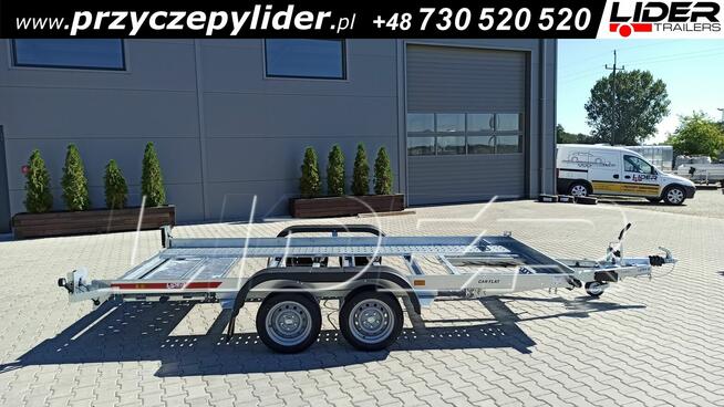 TM-360 przyczepa 400x180cm, Car Flat 4018/2 laweta do aut