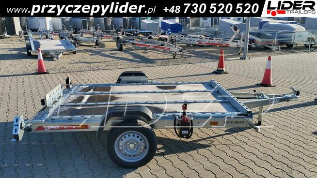 TM-132A przyczepa 261x161cm, MOTOQUAD 2616 do 3 motocykli