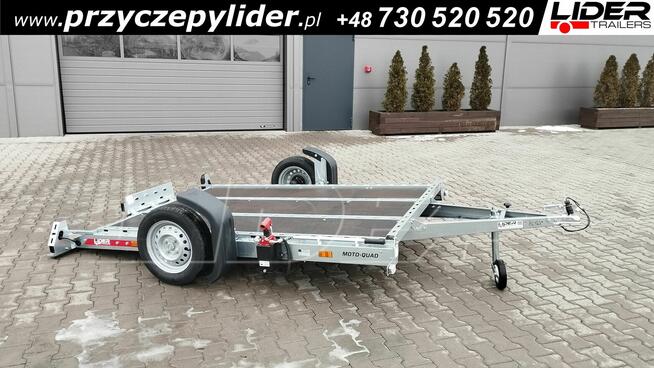 TM-132A przyczepa 261x161cm, MOTOQUAD 2616 do 3 motocykli