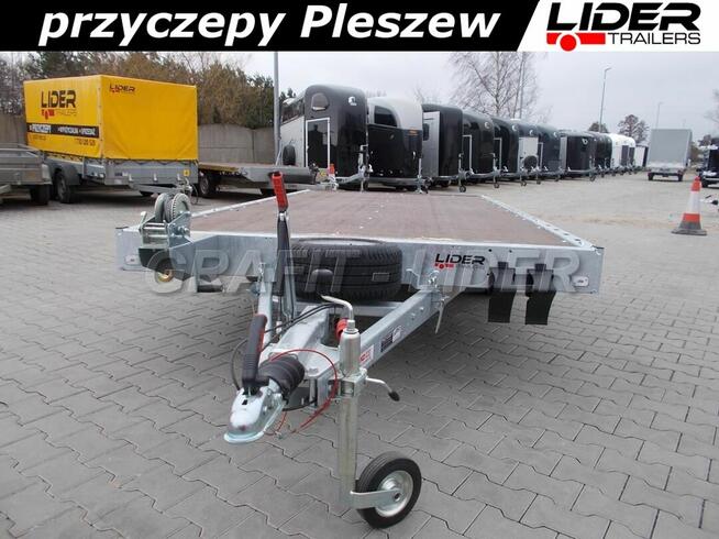 TM-032 przyczepa 406x202cm, CarKeeper 4020 laweta uchylna