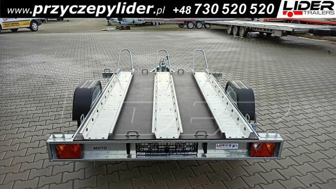 TM-364 przyczepa 200x155cm, MOTO 3 do przewozu 3 motocykli
