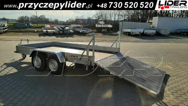 NW-050 przyczepa 350x196x18cm, do przewozu minikoparki