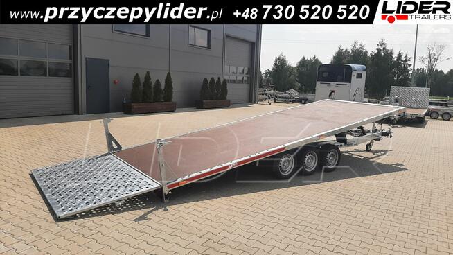 TM-383A przyczepa 593x215cm, Universal 6021 wychylana
