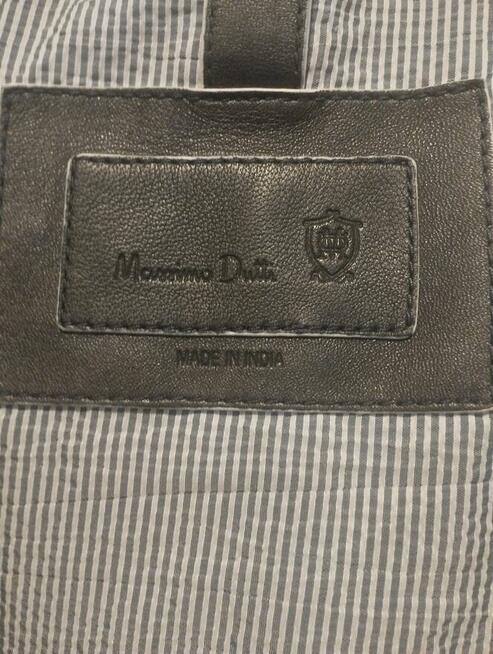 Kurtka skórzana Massimo Dutti