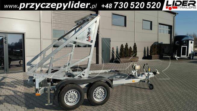 LT-200 przyczepa 300x200x190cm, kablowa do przewozu bębna