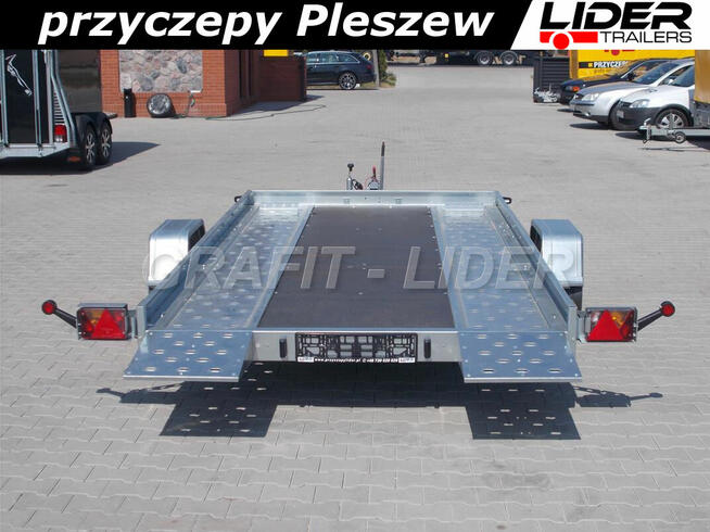 TM-121 przyczepa 353x184cm, Car Flat 3518U laweta do aut