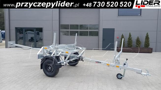 LT-180 przyczepa kłonicowa, dłużyca do przewozu rur drutu