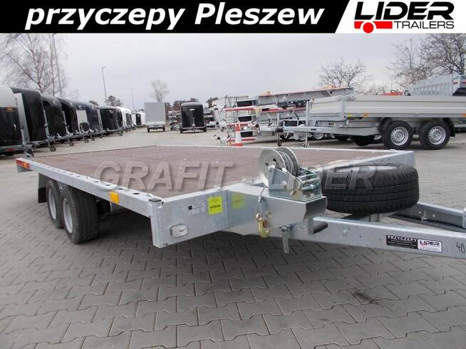TM-032 przyczepa 406x202cm, CarKeeper 4020 laweta uchylna