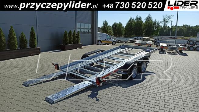 TM-360 przyczepa 400x180cm, Car Flat 4018/2 laweta do aut