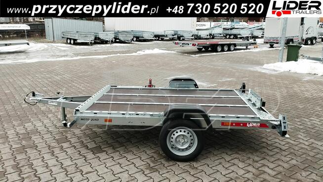 TM-132A przyczepa 261x161cm, MOTOQUAD 2616 do 3 motocykli