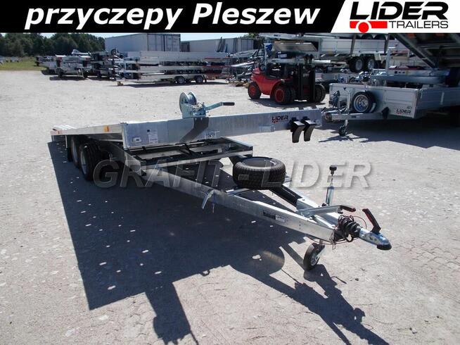 TM-231 przyczepa Carkeeper 460x203cm, laweta wychylana