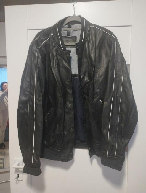 Kurtka skórzana Massimo Dutti