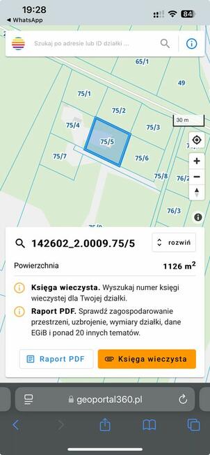 Sprzedam działkę okolice Mogielnica