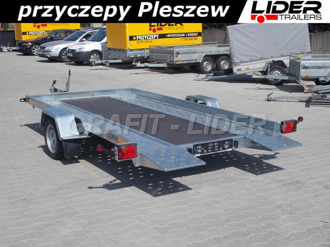 TM-121 przyczepa 353x184cm, Car Flat 3518U laweta do aut