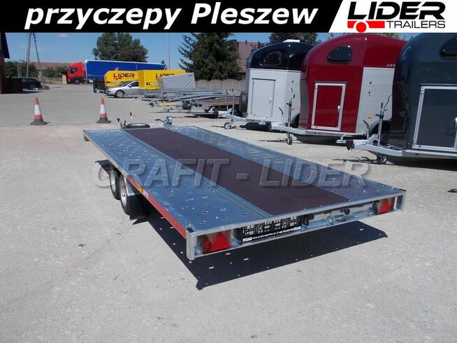 TM-231 przyczepa Carkeeper 460x203cm, laweta wychylana