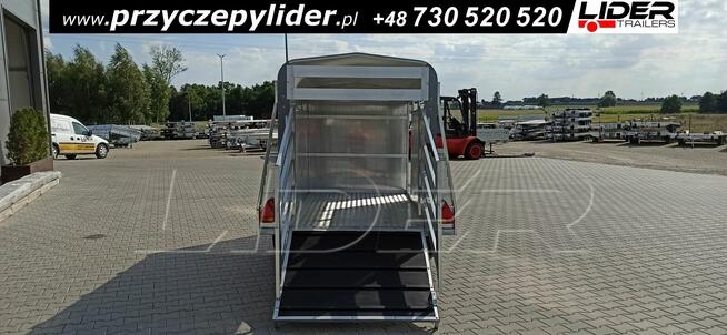 NW-008 przyczepa 258x140x148cm, do bydła, zwierząt