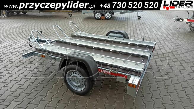 TM-364 przyczepa 200x155cm, MOTO 3 do przewozu 3 motocykli