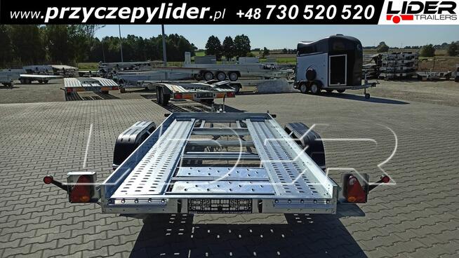 TM-360 przyczepa 400x180cm, Car Flat 4018/2 laweta do aut