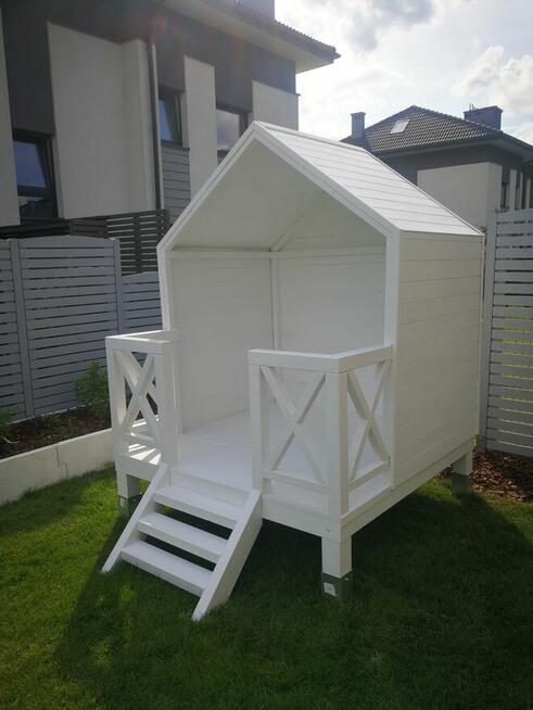 Drewniane domki, place zabaw, donice, płoty, pergole