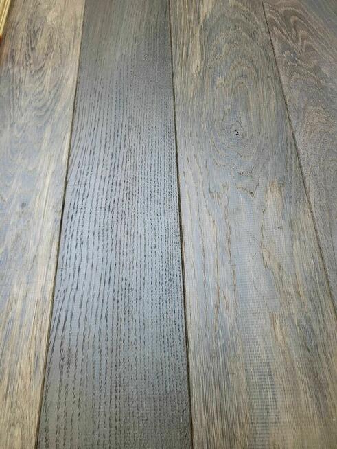 Deska Dąb wędzony /czarny  surowy  15x130x600/1500mm