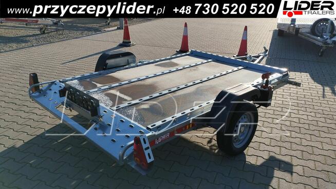 TM-132A przyczepa 261x161cm, MOTOQUAD 2616 do 3 motocykli