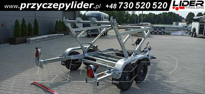 LT-185 przyczepa 305x180x170cm, kablowa do przewozu bębna