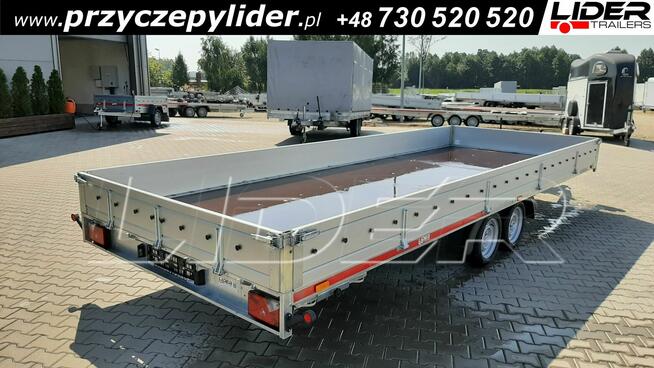 TM-385 przyczepa 593x215x30cm, Universal 6021/2 uchylna