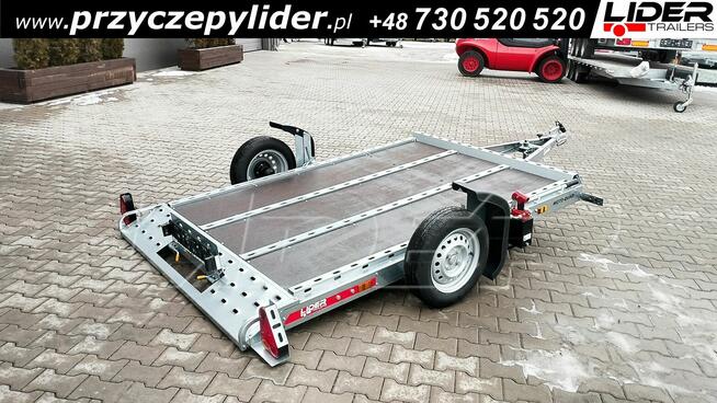 TM-132A przyczepa 261x161cm, MOTOQUAD 2616 do 3 motocykli