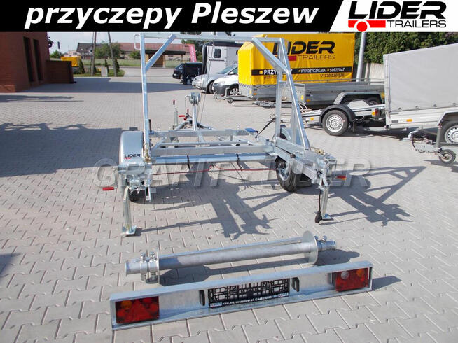 LT-011 przyczepa 230 x 140/150cm, kablowa do przewozu bębna