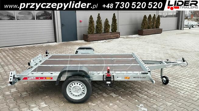 TM-132A przyczepa 261x161cm, MOTOQUAD 2616 do 3 motocykli