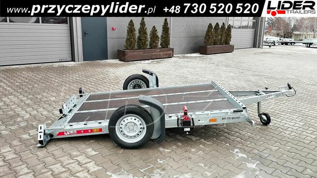 TM-132A przyczepa 261x161cm, MOTOQUAD 2616 do 3 motocykli