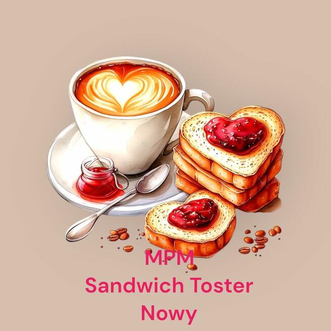 Sandwich toster MPM 700 w Nowy