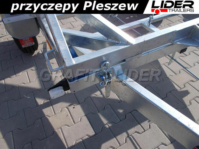 LT-011 przyczepa 230 x 140/150cm, kablowa do przewozu bębna