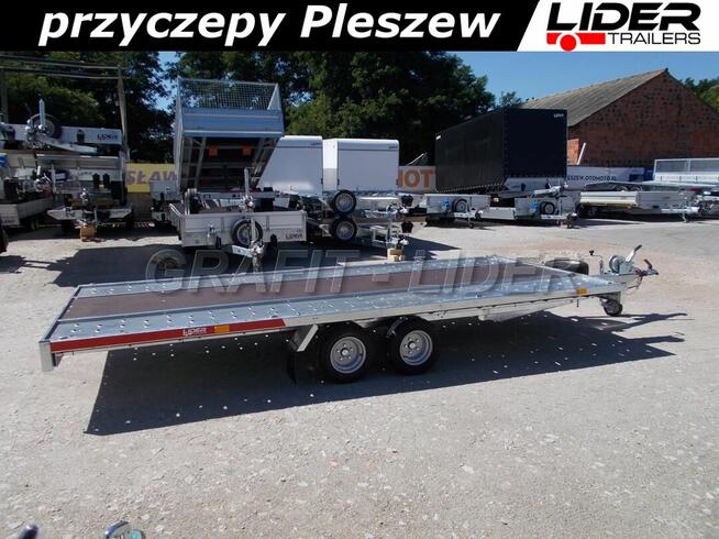 TM-231 przyczepa Carkeeper 460x203cm, laweta wychylana