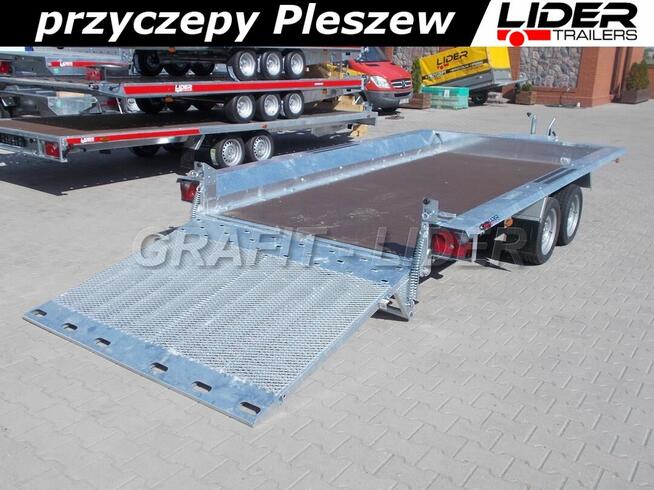 TM-223 przyczepa 394x182x25cm, builder 3 4018 do minikoparki