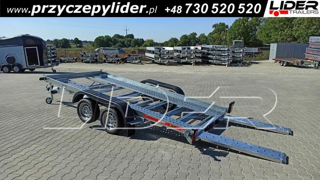 TM-360 przyczepa 400x180cm, Car Flat 4018/2 laweta do aut