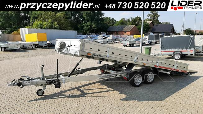 TM-386 przyczepa 511x215x30cm, Universal 5121/2 uchylna