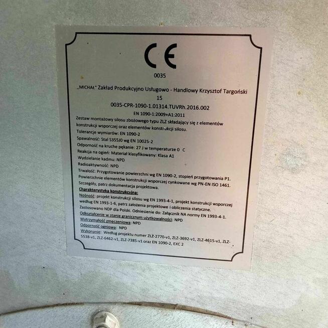 Silos, bin, zbiornik na zboże